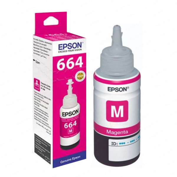 Epson T6643 Ink Bottle Magenta For L100/110/130/200/300/310/365/550/565/1300