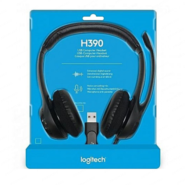 Logitech H370 USB Digital Audio Computer Headset- (1Y)