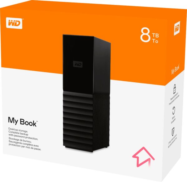 WD 4TB MY BOOK DESKTOP EXTERNAL HARD DRIVE – USB 3.0 – (2Y)