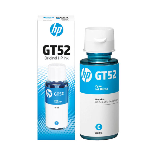 HP GT52 CYAN INK BOTTLE