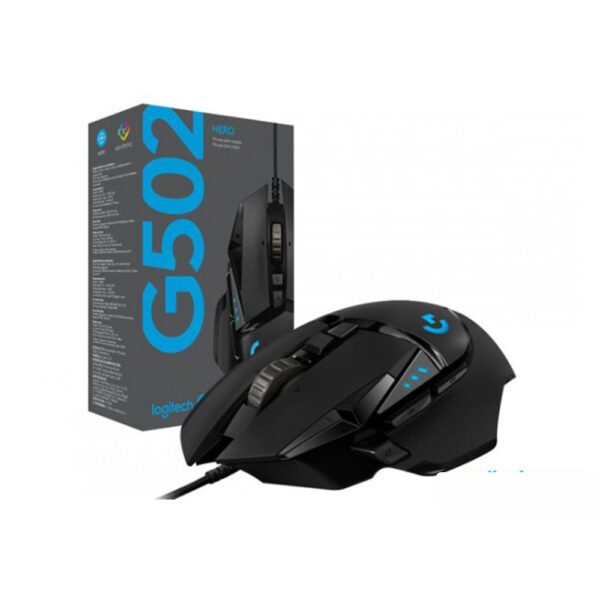 LOGITECH G502 HERO HIGH PERFORMANCE GAMING MOUSE- (1Y)