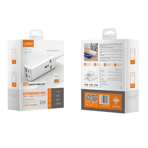 Ldnio 65W Multifunction UK Power Adapter SK1495