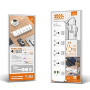 LDNIO 4 AC Outlets Universal Power Strip SC4408