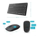 RAPOO 8000M MULTI-MODE WIRELESS KEYBOARD MOUSE COMBO SWITCH BETWEEN BLUETOOTH & 2.4G CONNECT 3 DEVICES FOR COMPUTER/PHONE - Image 3
