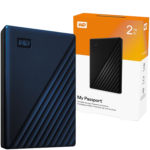 WD 2TB MY PASSPORT PORTABLE EXTERNAL HARD DRIVE - USB 3.0 - (2Y)