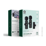 Green Lion 3 in 1 Wireless Microphone GN3WIRMICPBK