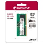 TRANSCEND 8GB DDR5 4800 MHZ SO-DIMM MEMORY, LAPTOP RAM (3Y)