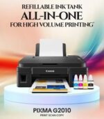 CANON PIXMA G2010 ALL IN ONE REFILLABLE INK TANK PRINTER- (1Y)