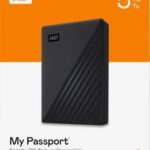 WD 5TB MY PASSPORT USB EXTERNAL HARD DRIVE  (2Y)