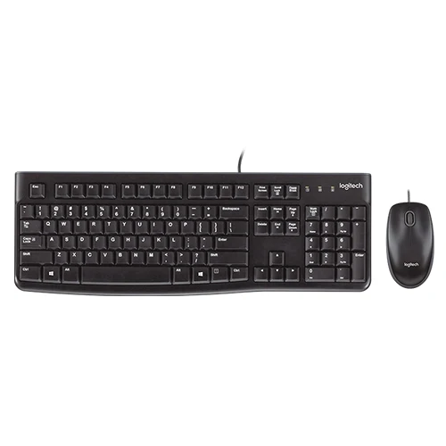 img-1-2 Logitech MK120 Corded Keyboard and Mouse Combo - Image 1