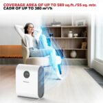 Honeywell Air Touch V5 New Launch Air Purifier for Home 4-stage filtration Covers 589 sq.ft H13 HEPA Filter WiFi App & Voice Control Filter Life Upto 9000 Hrs Removes 99.99%PM2.5 AQI LED Display