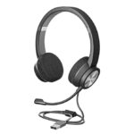 Honeywell Trueno U30 Wired On-Ear Headphones with Rotating Mic for HD Calling, Dual 40mm Drivers, Adjustable Headband for PC/Laptop/Computers, in-Built Noise canceling, Stereo Sound, Deep Bass(Ultimate Series)