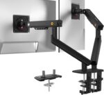 NB Dual Monitor Mount, Dual Monitor Stand fits up to 32 Inch, Mechanical Spring Monitor Arm, VESA 75/100 mm, Model-A5C (Black)