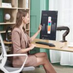 NB F80 Full Motion Swivel Ergonomic Monitor Arm with Gas Spring for 17-30”Computer Monitors – North Bayou - Image 5