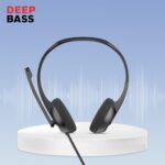 Honeywell Suono P40 Wired On-Ear Headphones with Rotating Mic for HD Calling, Dual 40mm Drivers, Adjustable Headband for PC/Laptop/Computers, in-Built Noise canceling, Stereo Sound, Deep Bass(Platinum Series) - Image 5