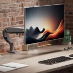 NB F80 Full Motion Swivel Ergonomic Monitor Arm with Gas Spring for 17-30”Computer Monitors – North Bayou - Image 6