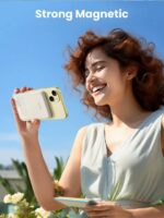 UGREEN 5000mAh 15W Magnetic Wireless Power Bank – Beige – PB560 – 25207 - Image 3