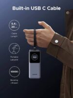 UGREEN 20000mAh 130W Nexode Smart Display Power Bank with Built-in Cable - Image 7