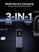 UGREEN 25000mAh 200W Nexode Smart Display Power Bank - Image 5