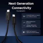 UGREEN 1 Meter 16K 60Hz 240W 120Gbps Type-C Thunderbolt™ 5 Cable - Image 4