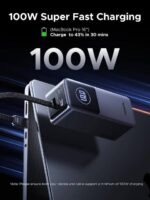 UGREEN 20000mAh 130W Nexode Smart Display Power Bank with Built-in Cable - Image 5