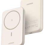 UGREEN 5000mAh 15W Magnetic Wireless Power Bank – Beige – PB560 – 25207