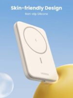 UGREEN 5000mAh 15W Magnetic Wireless Power Bank – Beige – PB560 – 25207 - Image 2