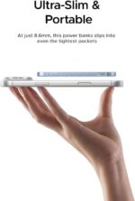 UGREEN 5000mAh 15W Magnetic Wireless Power Bank – Beige – PB560 – 25207 - Image 7