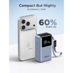 UGREEN 5000mAh 15W Magnetic Wireless Power Bank – Beige – PB560 – 25207 - Image 5