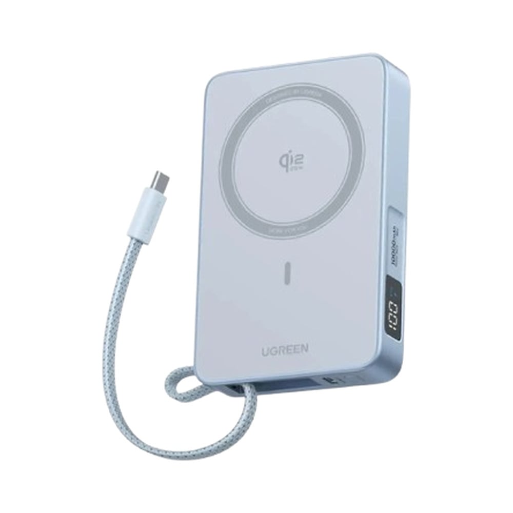 ugreen-65958b UGREEN 10000mAh 25W Qi2 Magflow Magnetic Wireless Power Bank - Image 1