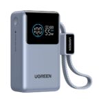 UGREEN 10000mAh 55W Nexode Pro Smart Digital Display Mini Power Bank with Build-in Type-C Cable - Image 2